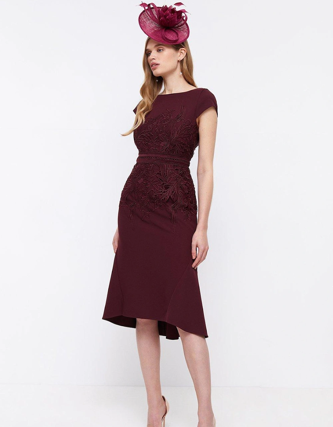 Lace Dress With Crepe, 6 of 5
