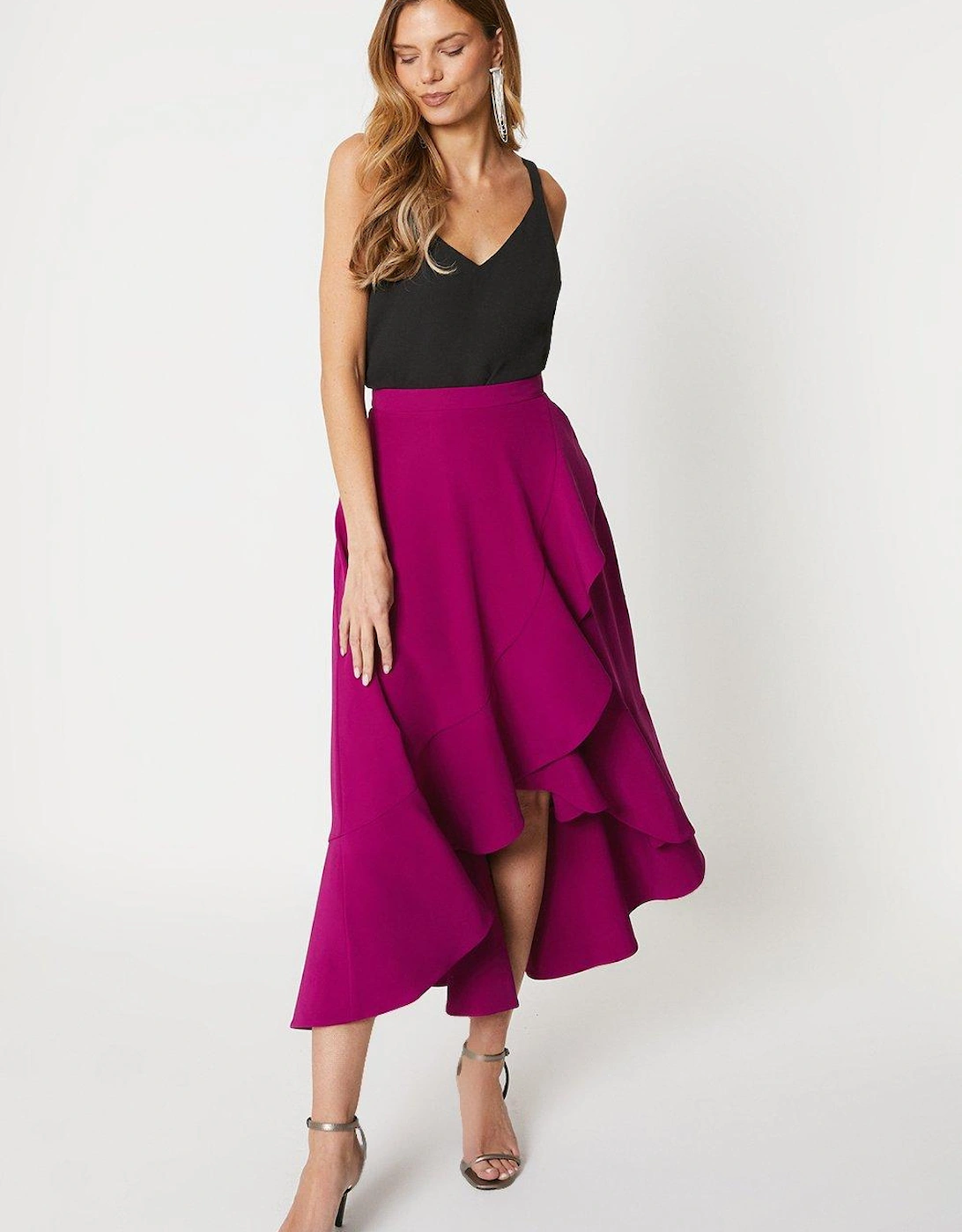 Ruffle Side Midi Skirt, 5 of 4