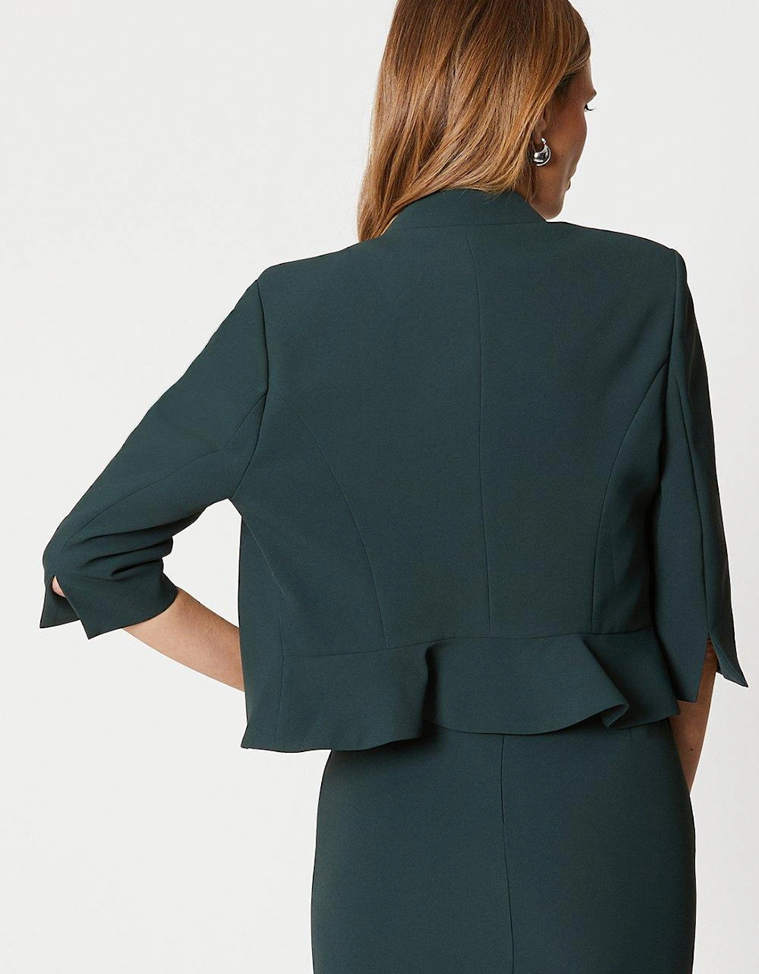 3/4 Sleeve Structured Jacket