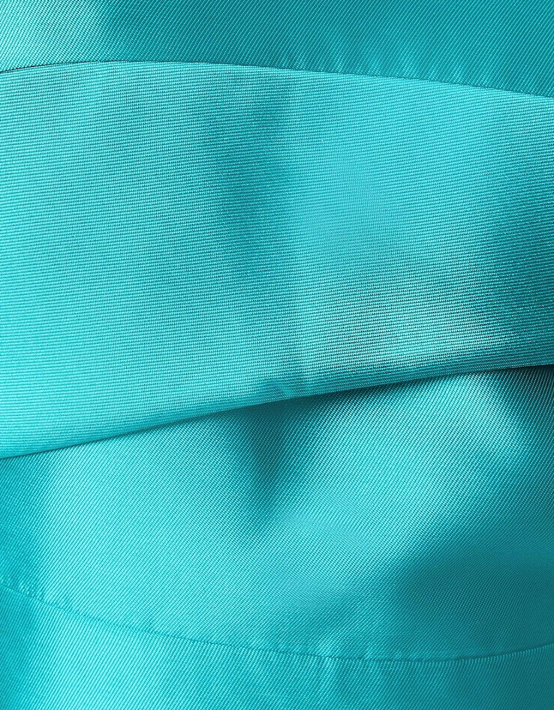 Fold Detail Twill Midi Dress