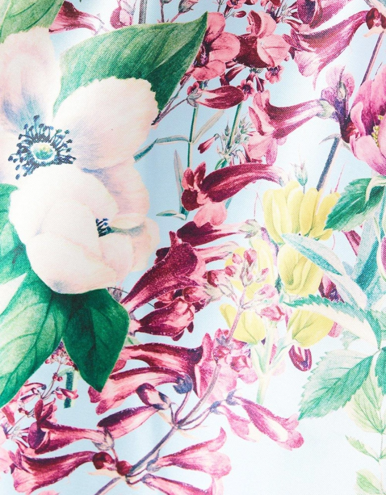 Floral Print Full Midi Skirt