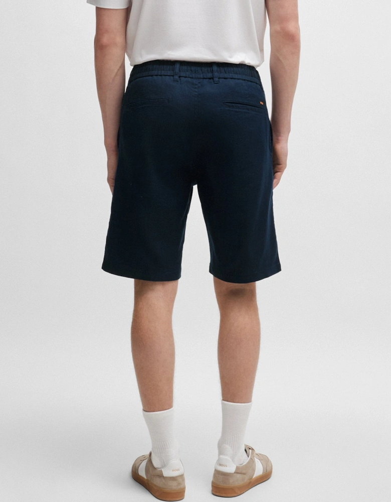 Orange Chino-tapered-DS-1-S Shorts 102590 404 Dk Blue