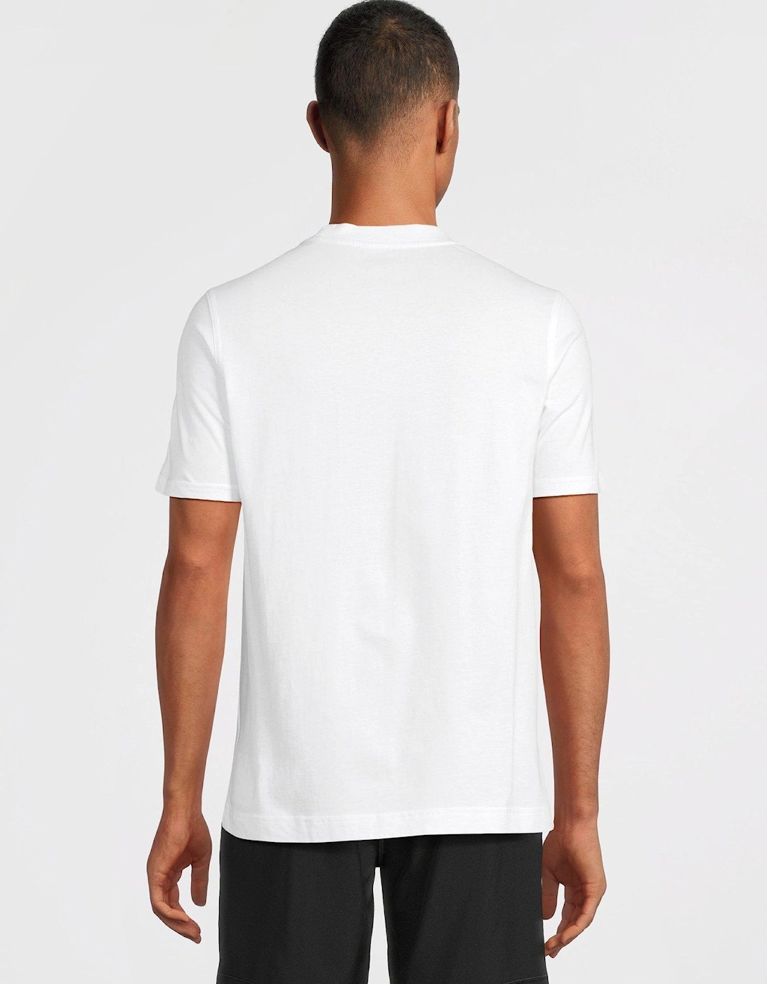 CK Sport Tape Logo Short Sleeve T-shirt - White