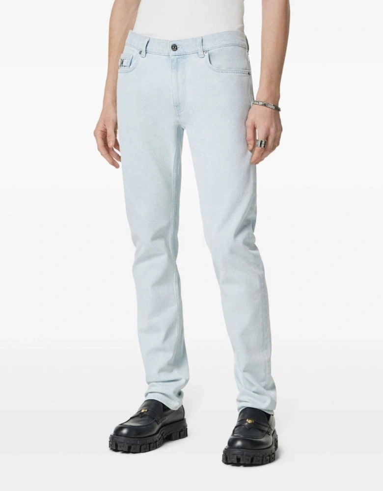 Bleach Treatment Jeans Blue