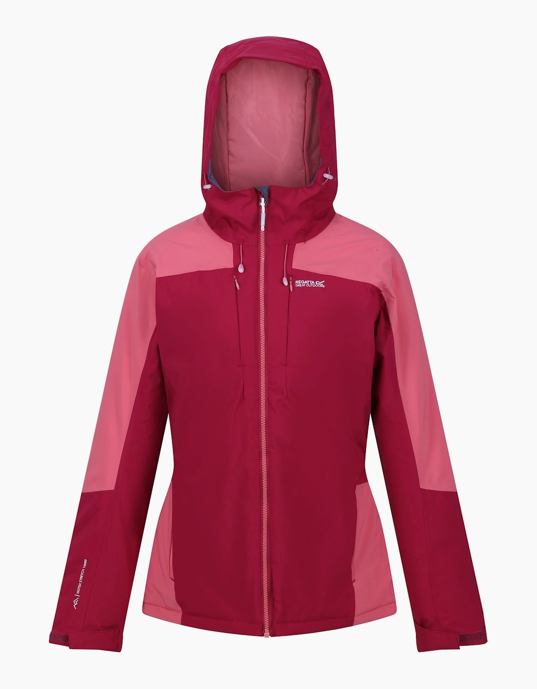 Regatta Women's Rumba Red Mineral / Highton Stretch Padded Jacket - Size 10