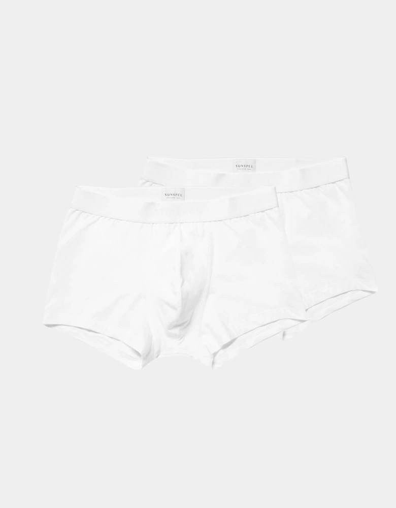 Double Pack Stretch Trunk - White