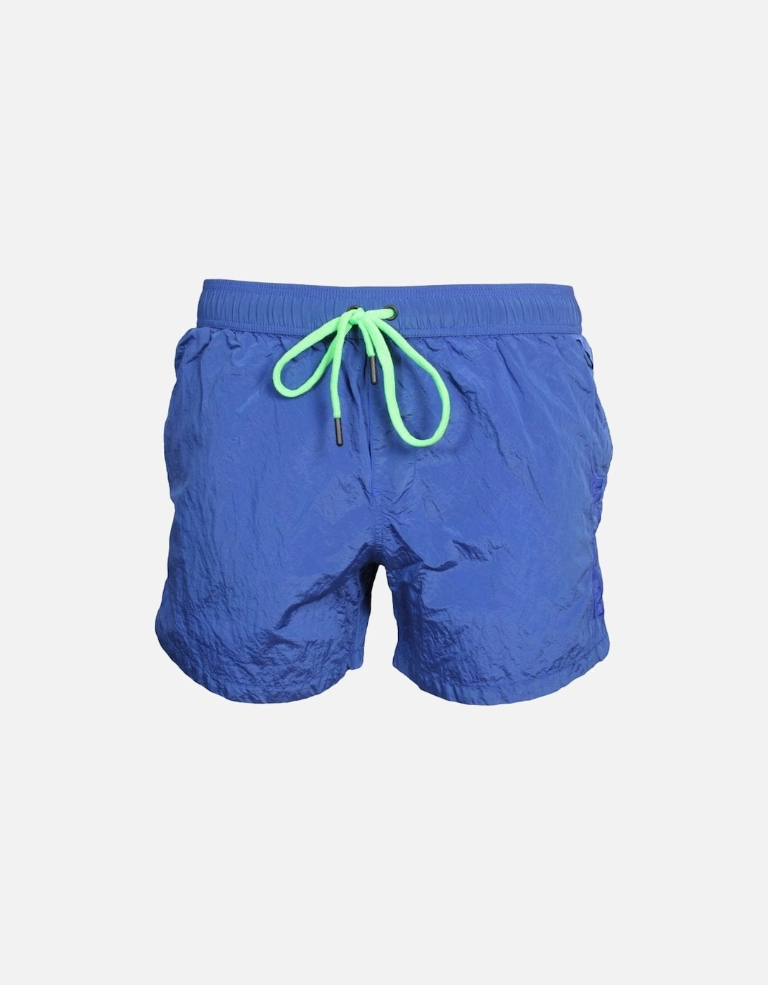 Luxe Side Tonal Logo Swim Shorts, Blue