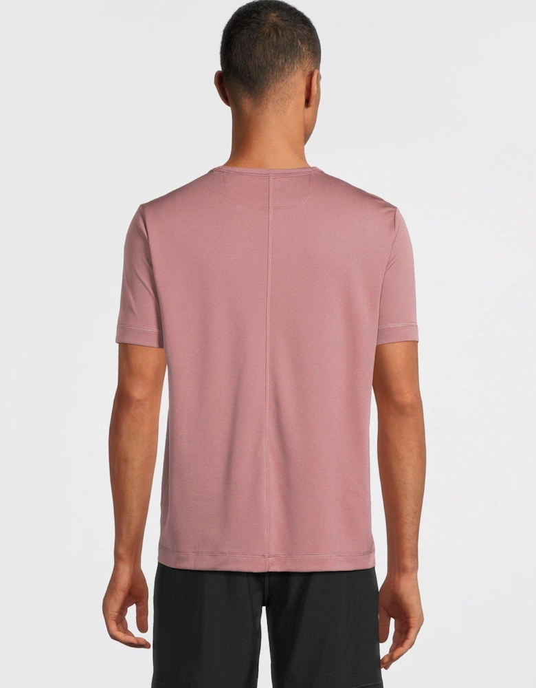 CK Sport Short Sleeve T-shirt - Dark Pink 