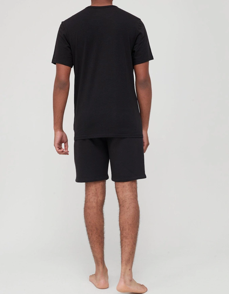 Loungewear Modern Structure T-Shirt - Black