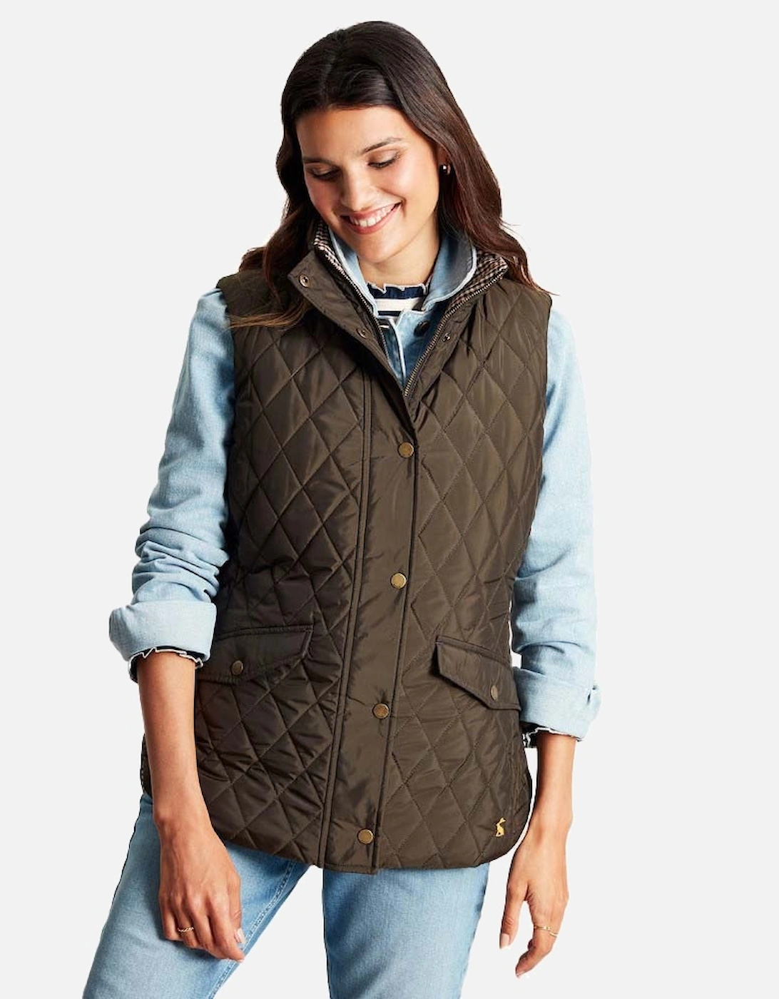 Womens Atwell Reversible Padded Bodywarmer, 7 of 6