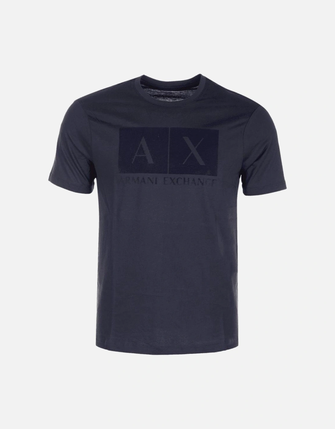Cotton AX Logo Navy T-Shirt, 4 of 3