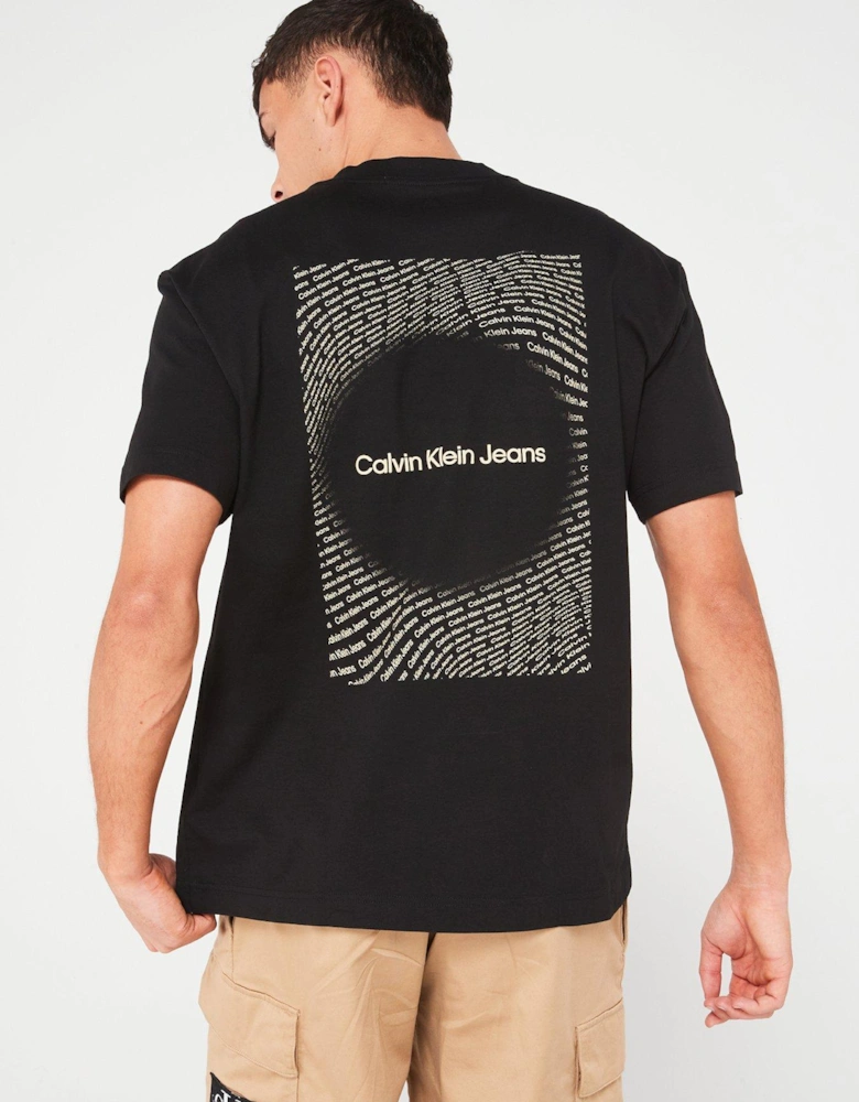 Square Frequency Logo T-Shirt - Black