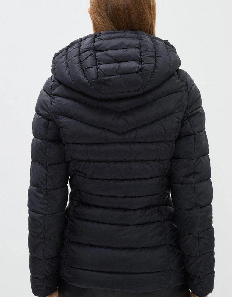 Hooded Puffer Packable Jacket