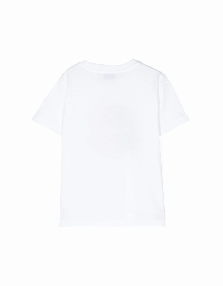 Kids Scribble Logo T-shirt White