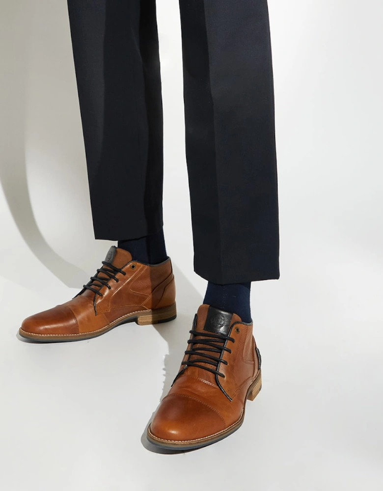 Mens Carls - Lace Up Ankle Boots