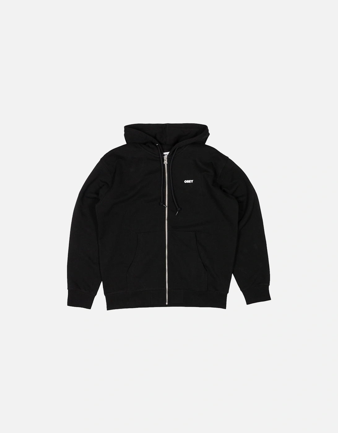 Bold Zip Hooded Sweatshirt - Black, 6 of 5