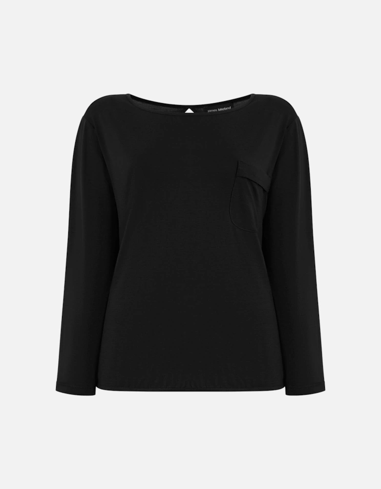 Pocket Jersey T-shirt Black