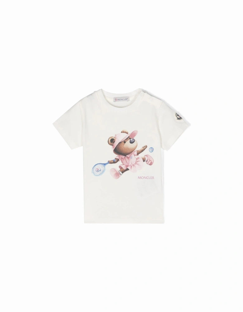 Baby Printed Graphic T-shirt White