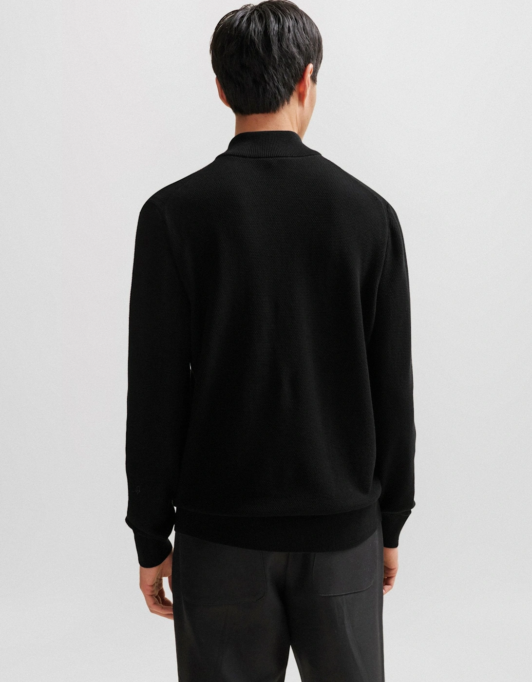 BOSS Black Ebrando-P Sweater 10255179 001 Black