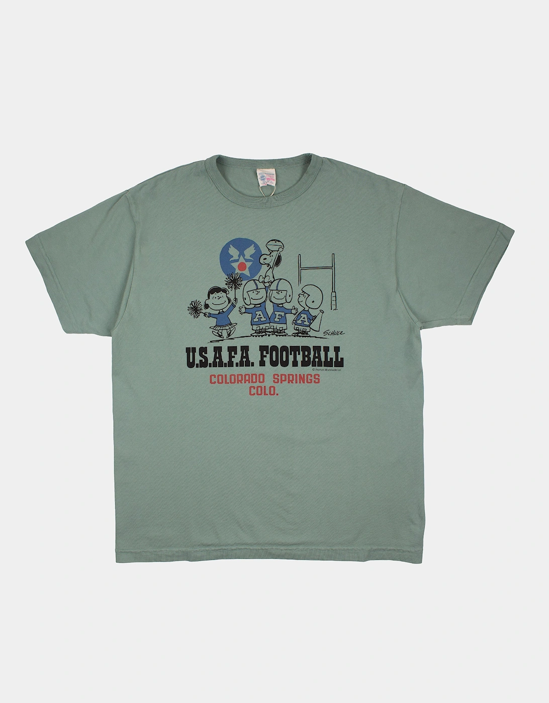 Peanuts ASAFA Football T-shirt - Sage, 4 of 3
