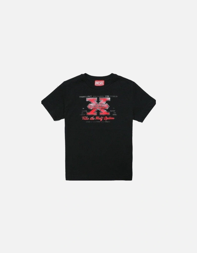 Boys Black X T-Shirt