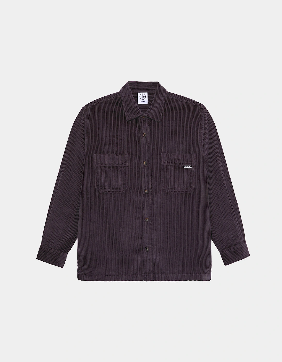 Polar Skate Co. Cord Shirt - Dark Violet, 4 of 3