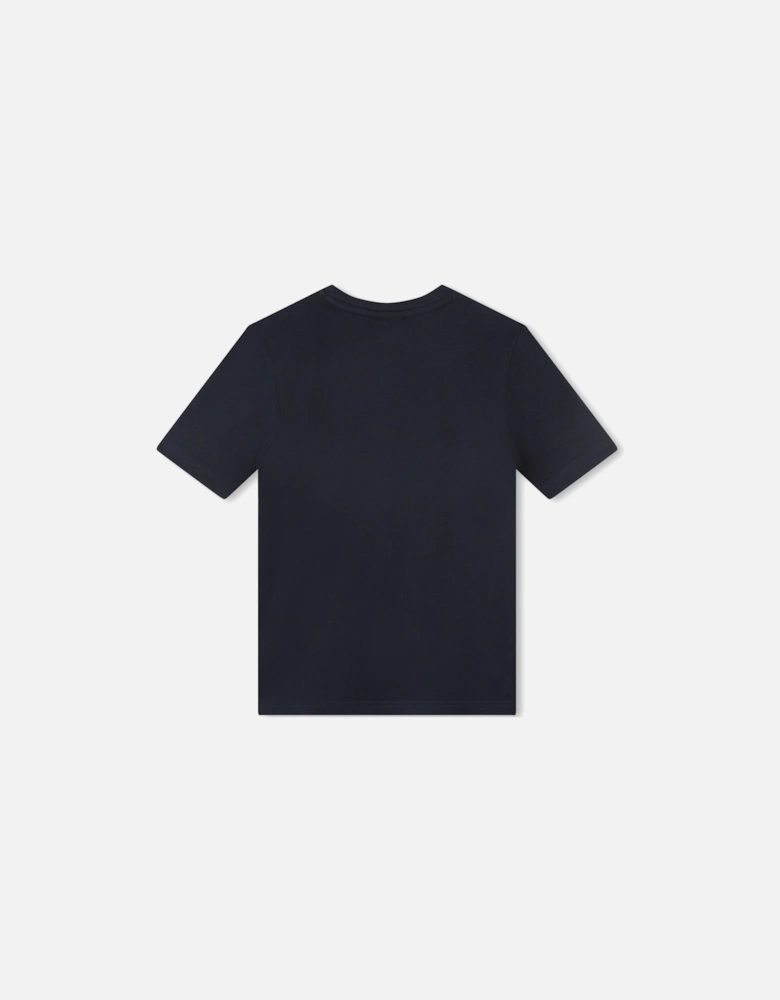 Boys Black Logo T-Shirt J25O66