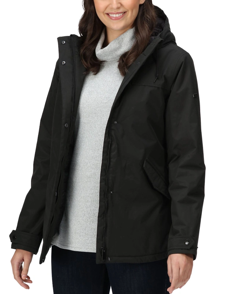 Womens Bria Fur Lined Waterproof Jacket