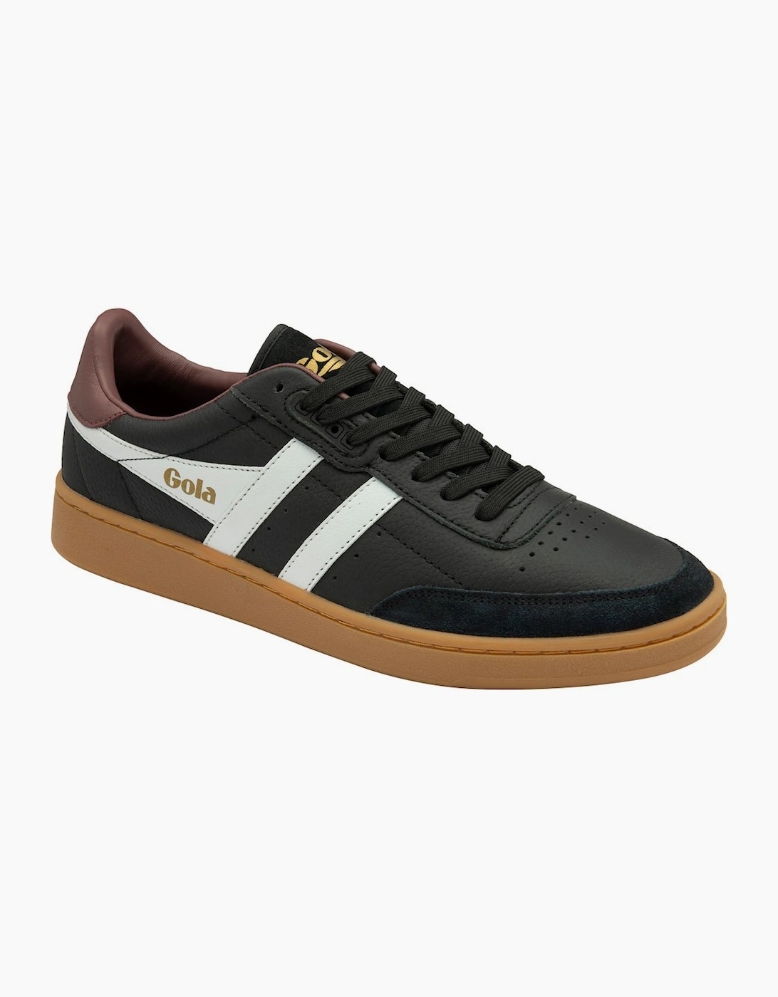 Gola Men's Black Contact Leather Trainers - : Size 11