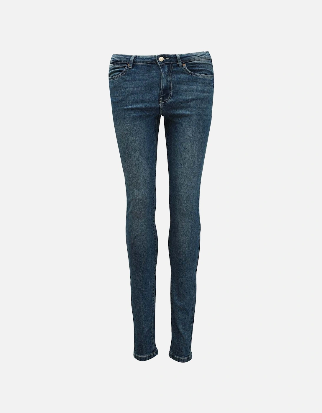 Womens June Mid Rise Skinny Jeans, 5 of 4