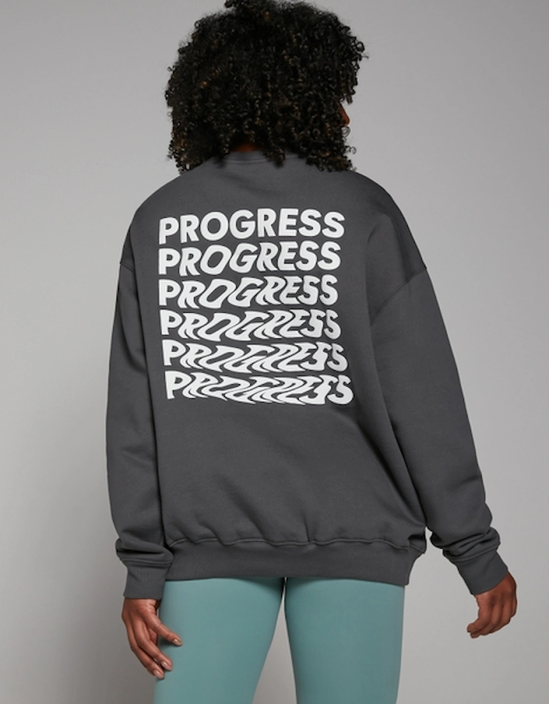 Women's Tempo Progress Sweatshirt - Dark Shadow, 2 of 1