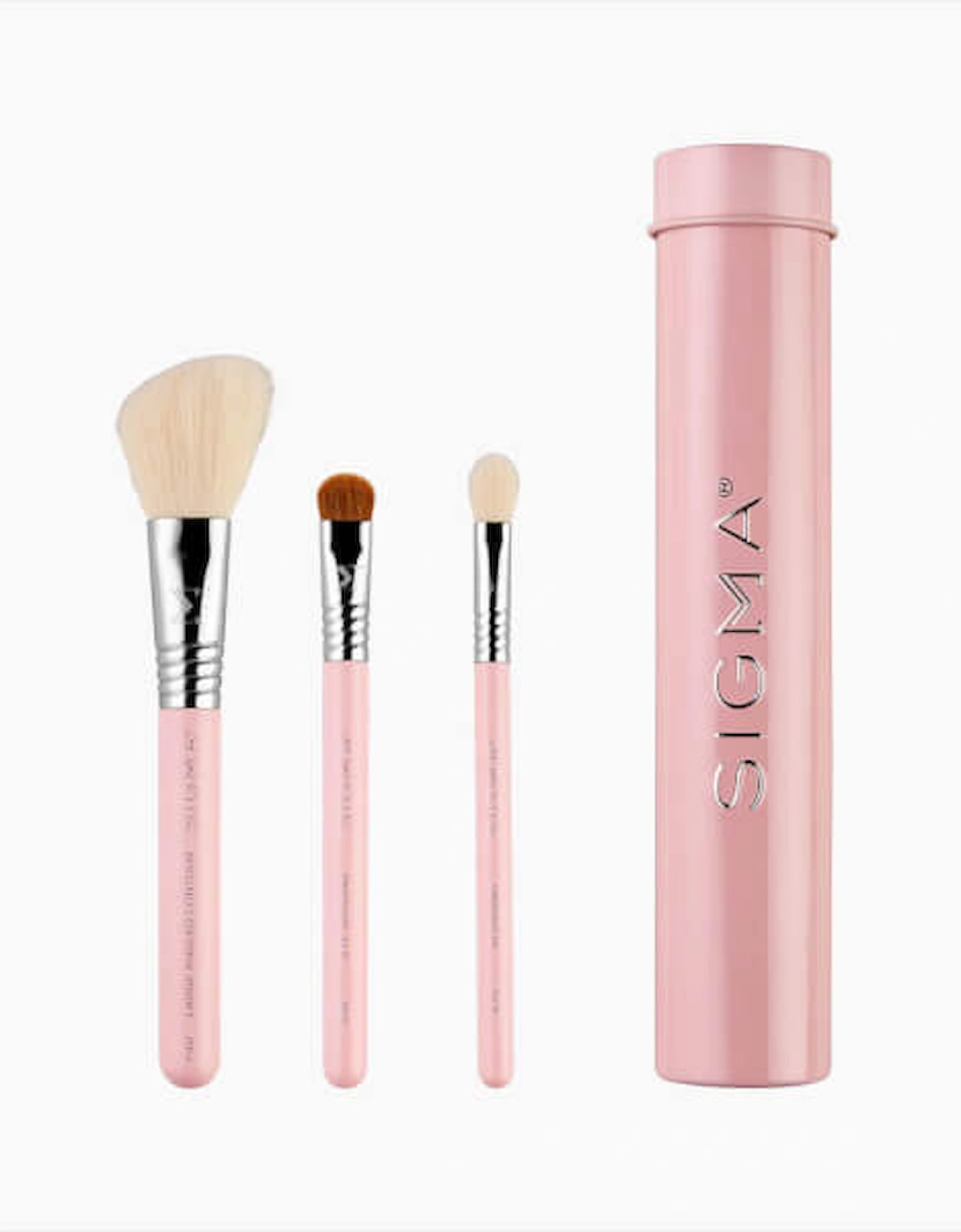 Beauty Essential Trio Brush Set - Pink, 2 of 1