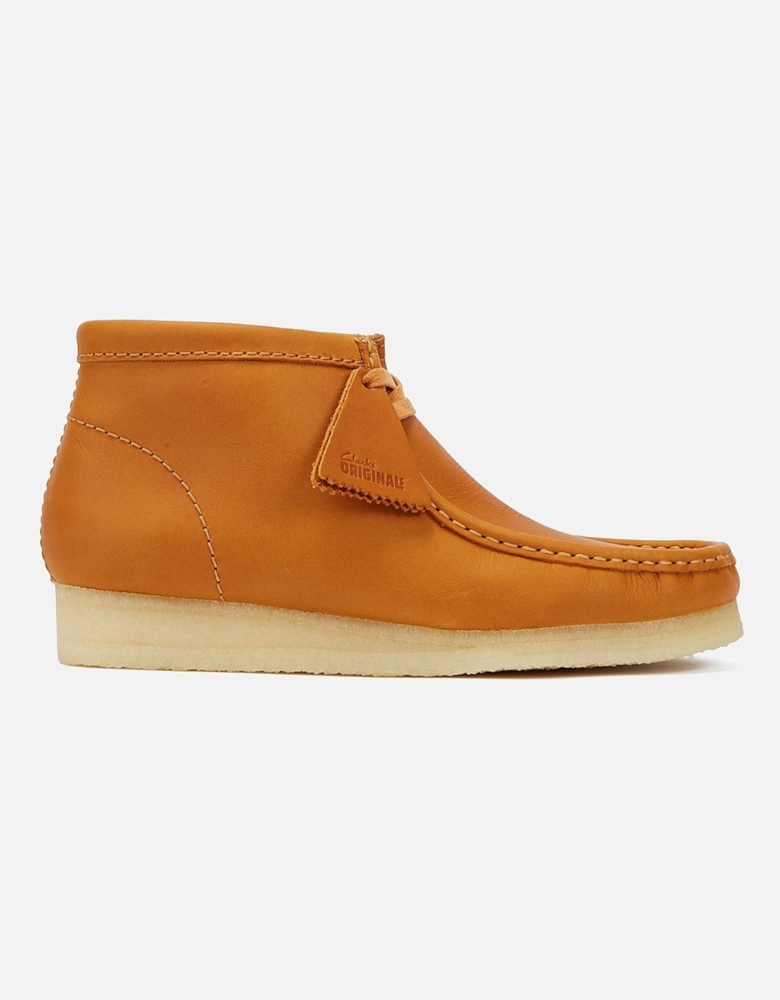 Originals Wallabee Mid Tan Leather Men's Orange Boots