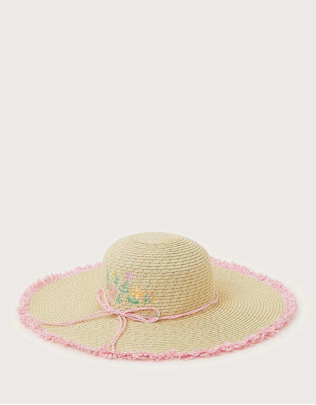 Girls Embroidered Floppy Hat - Multi, 2 of 1