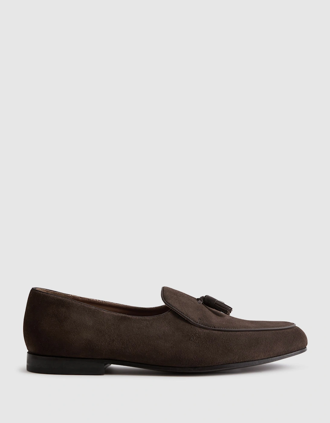Suede Slip-On Belgian Loafers, 2 of 1