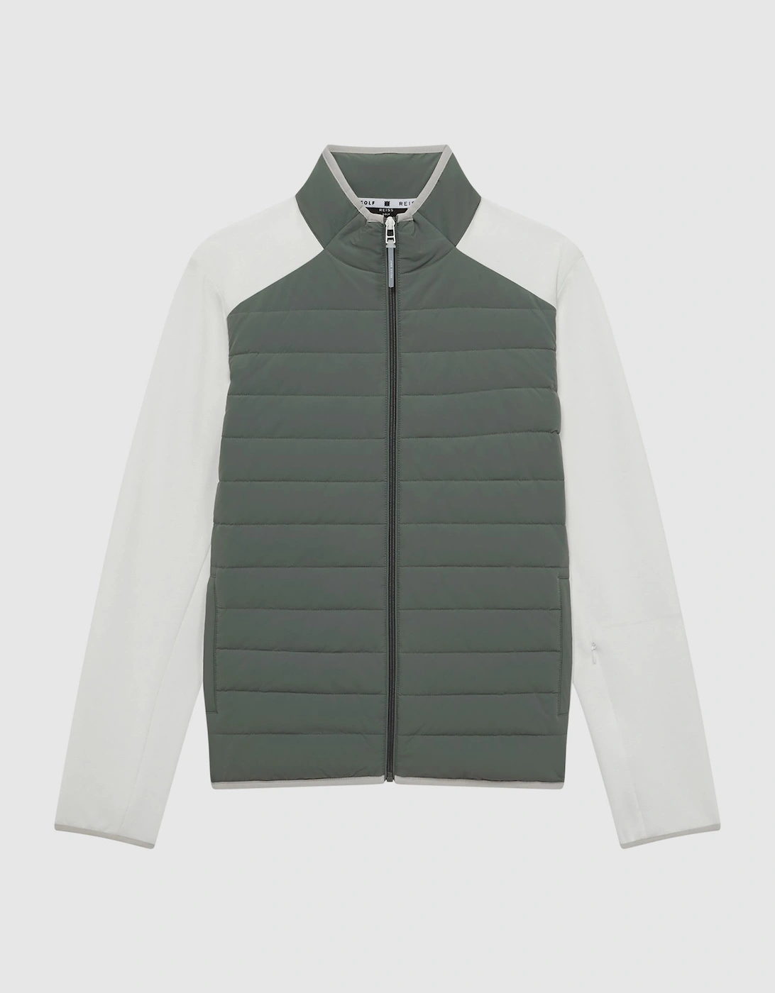 Funnel Neck Hybrid Quilted Jacket, 2 of 1