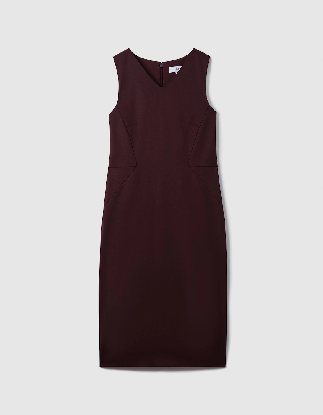 Wool Blend Fitted Midi Dress, 2 of 1
