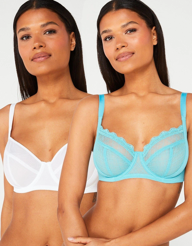 Imani-2pp Non Padded Wired Bra - Multi