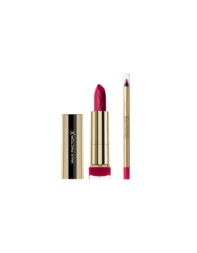 Lipstick and Lip Liner Bundle - Ruby Red