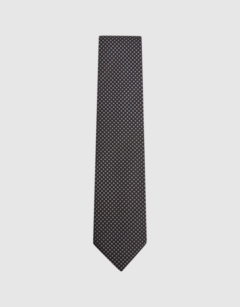 Silk Blend Spotted Tie