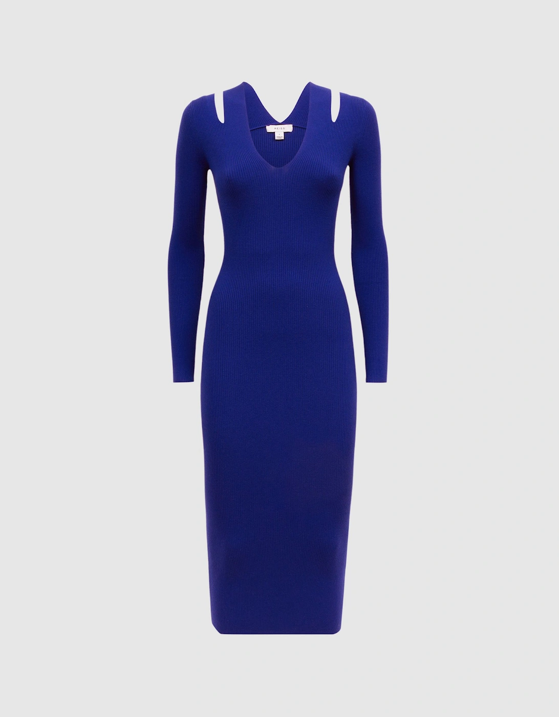Bodycon Knitted Midi Dress, 2 of 1