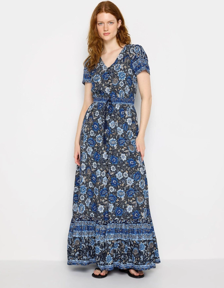 Tall Midnight Blue Floral Maxi Dress