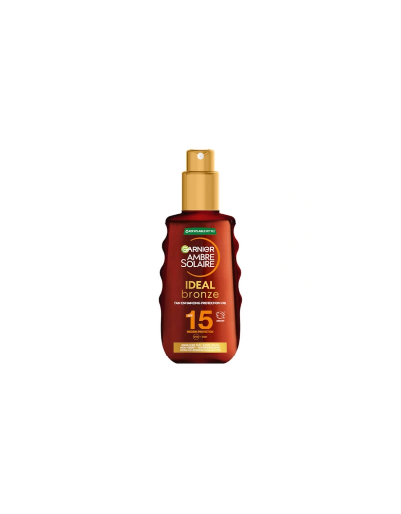 Ambre Solaire Ideal Bronze Protective Oil SPF15 Sun Cream Spray 150ml