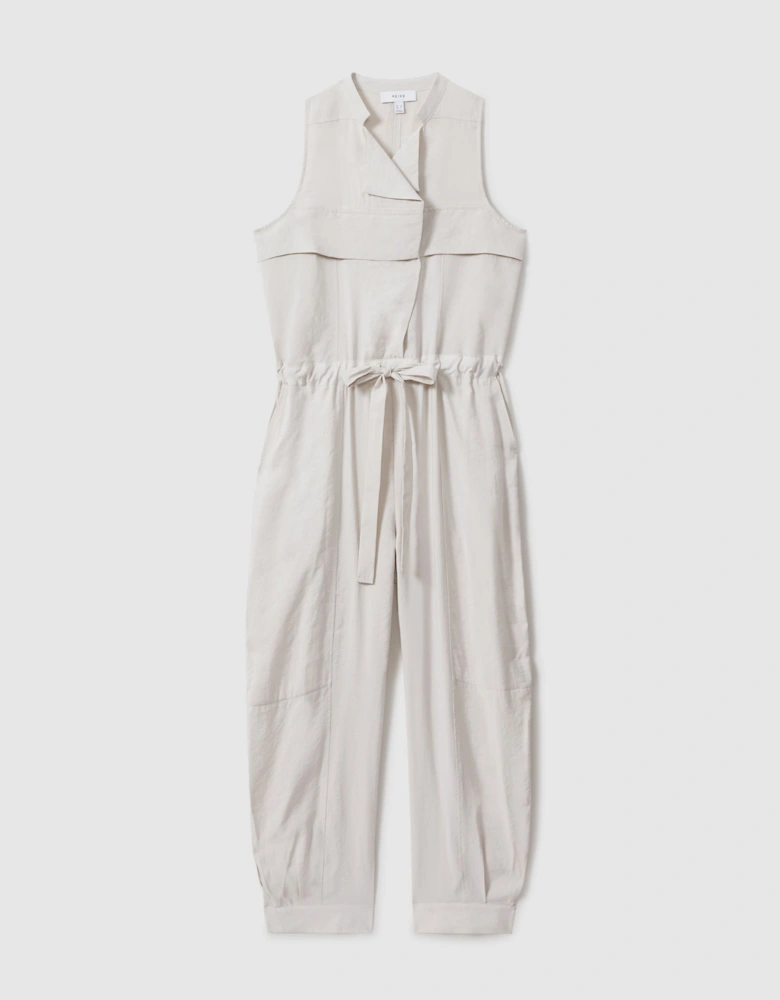Belted Utility Jumpsuit