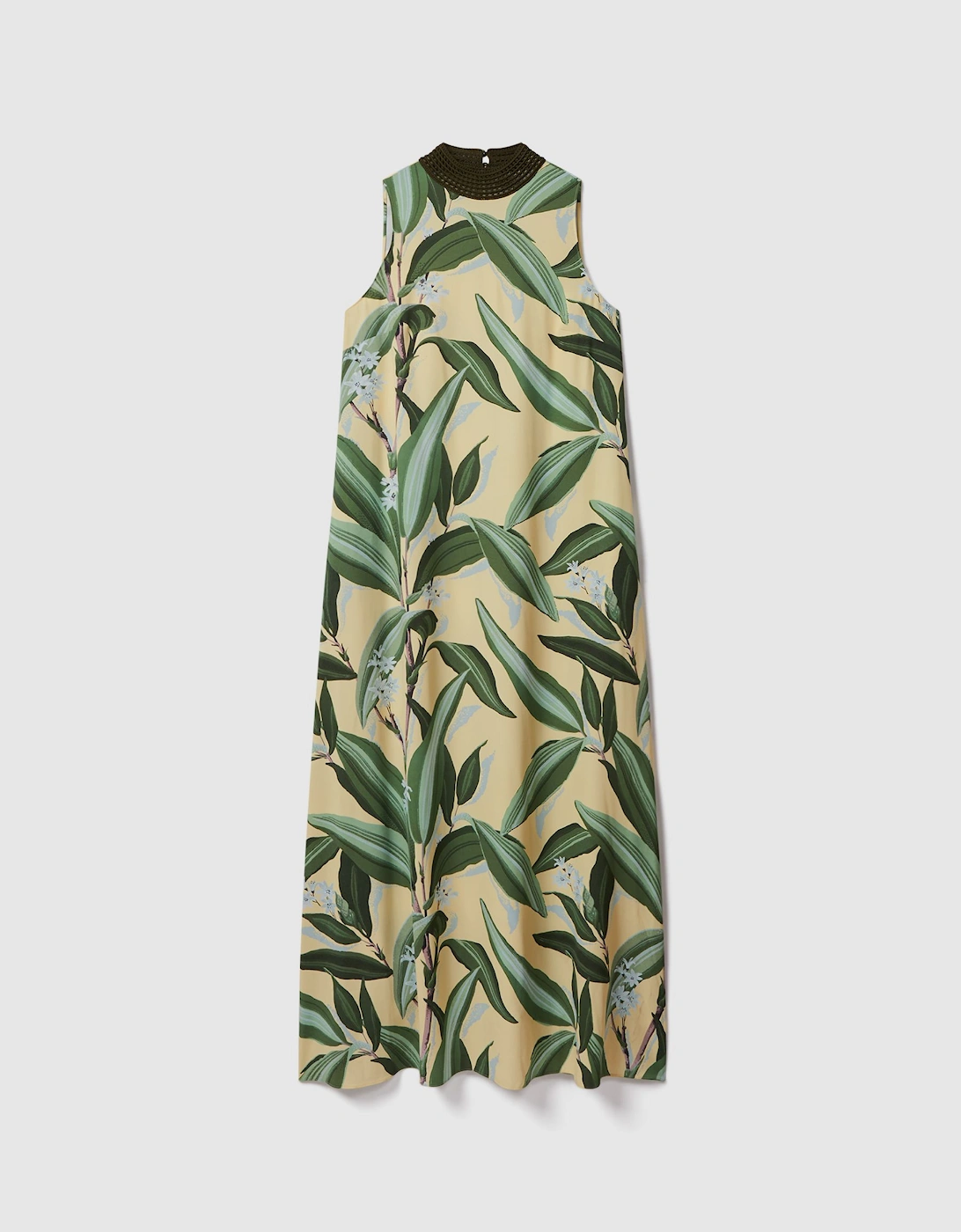Florere Printed High Neck Maxi Dress, 2 of 1