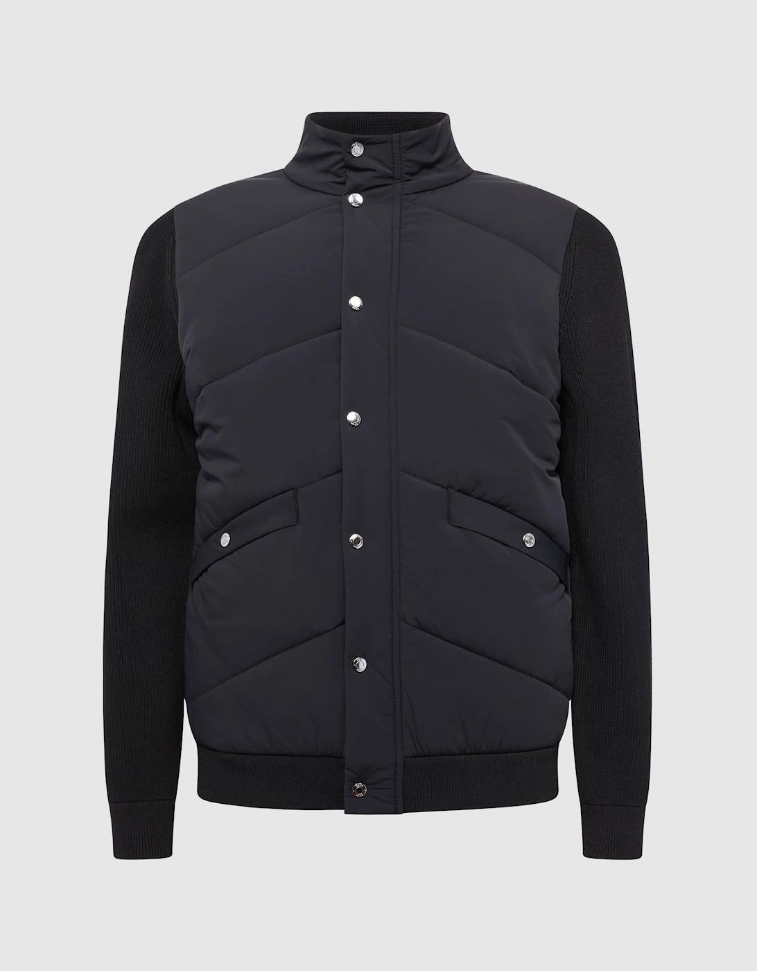 Quilted Hybrid Funnel Neck Jacket, 2 of 1