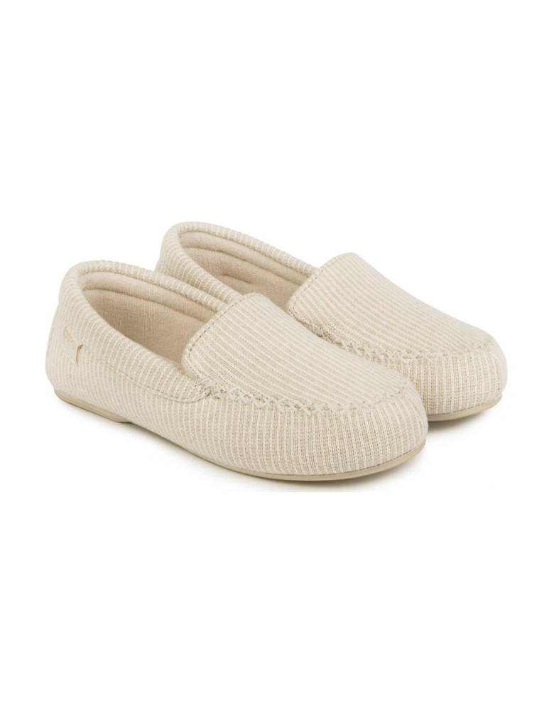 Isotoner Textured Moccasin - Beige