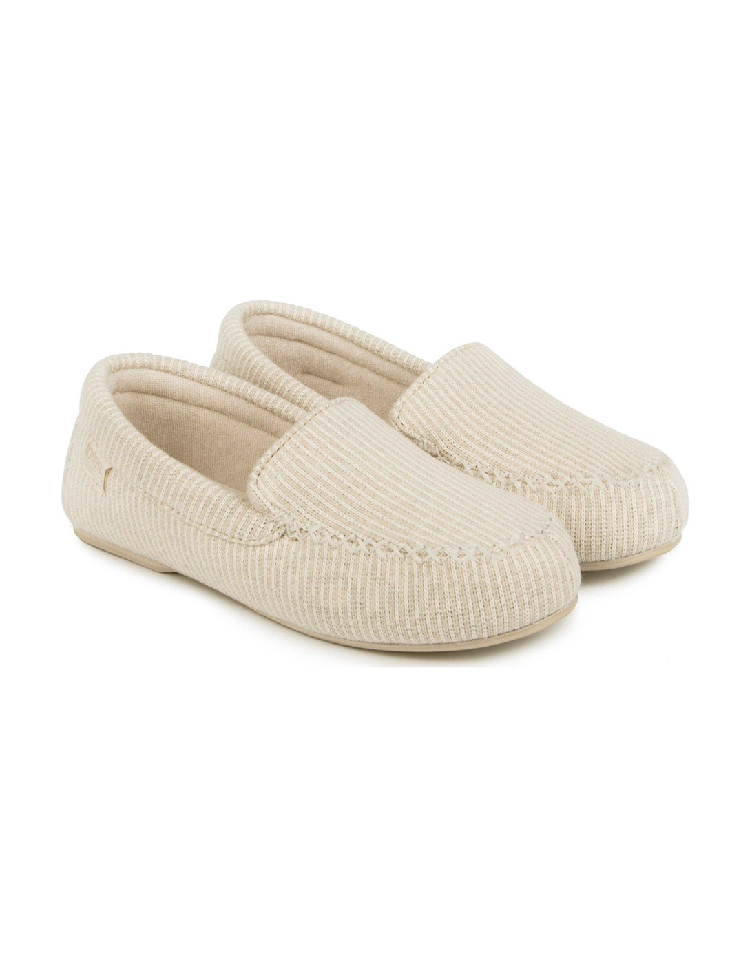 Isotoner Textured Moccasin - Beige, 2 of 1