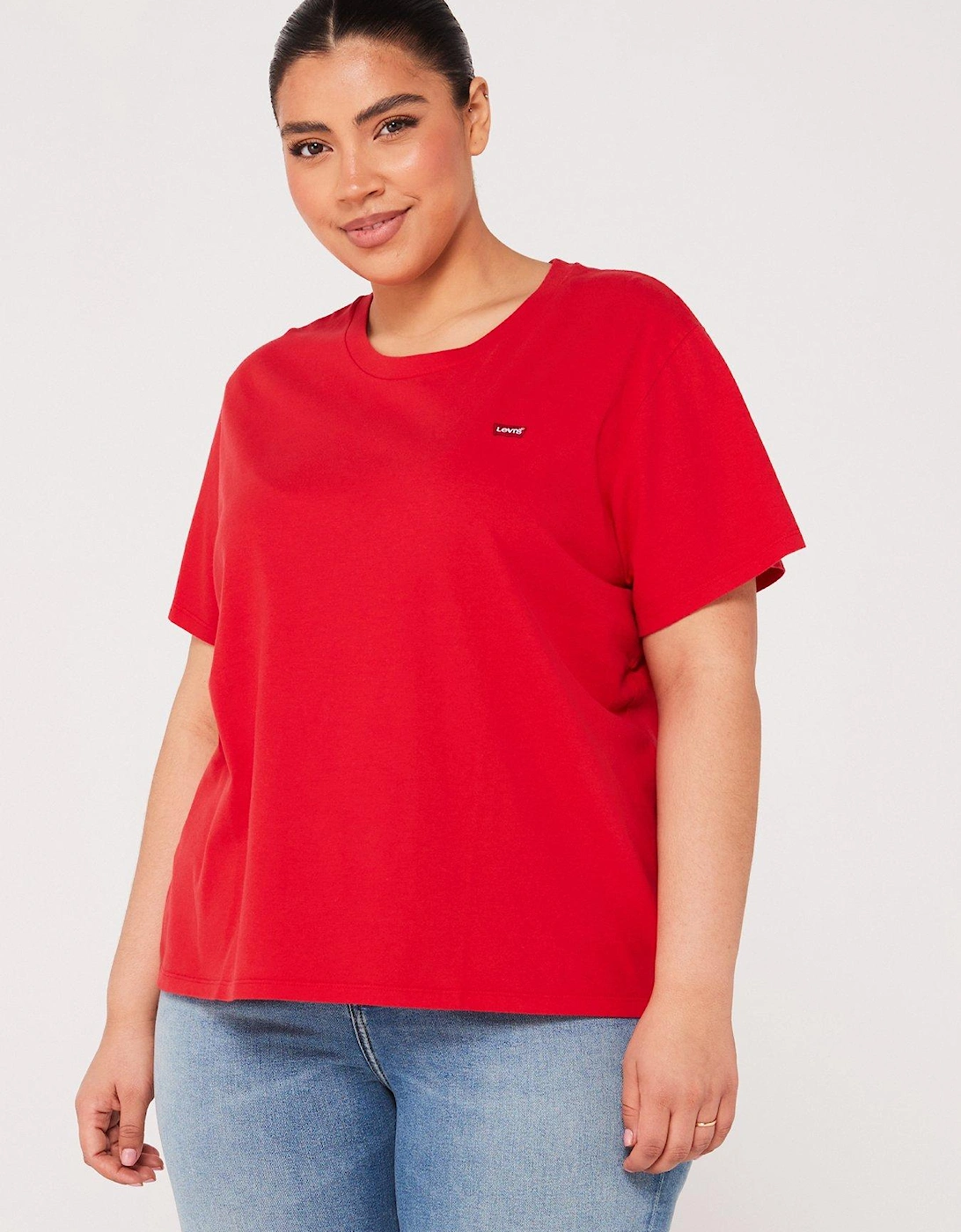 Plus The Perfect T-shirt - Script Red, 3 of 2