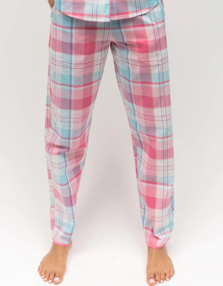 Pink Check Pyjama Bottoms